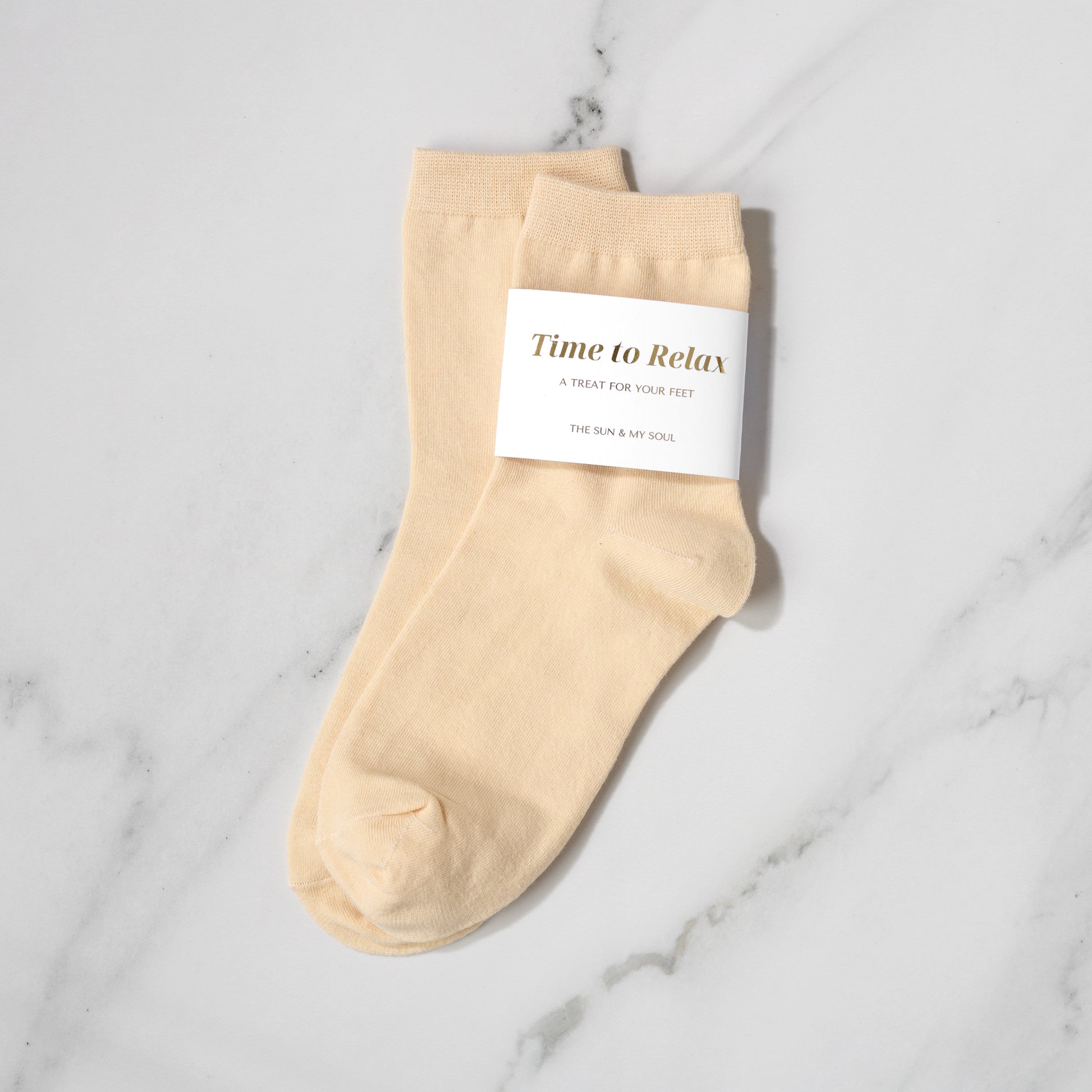 Cotton socks (beige)