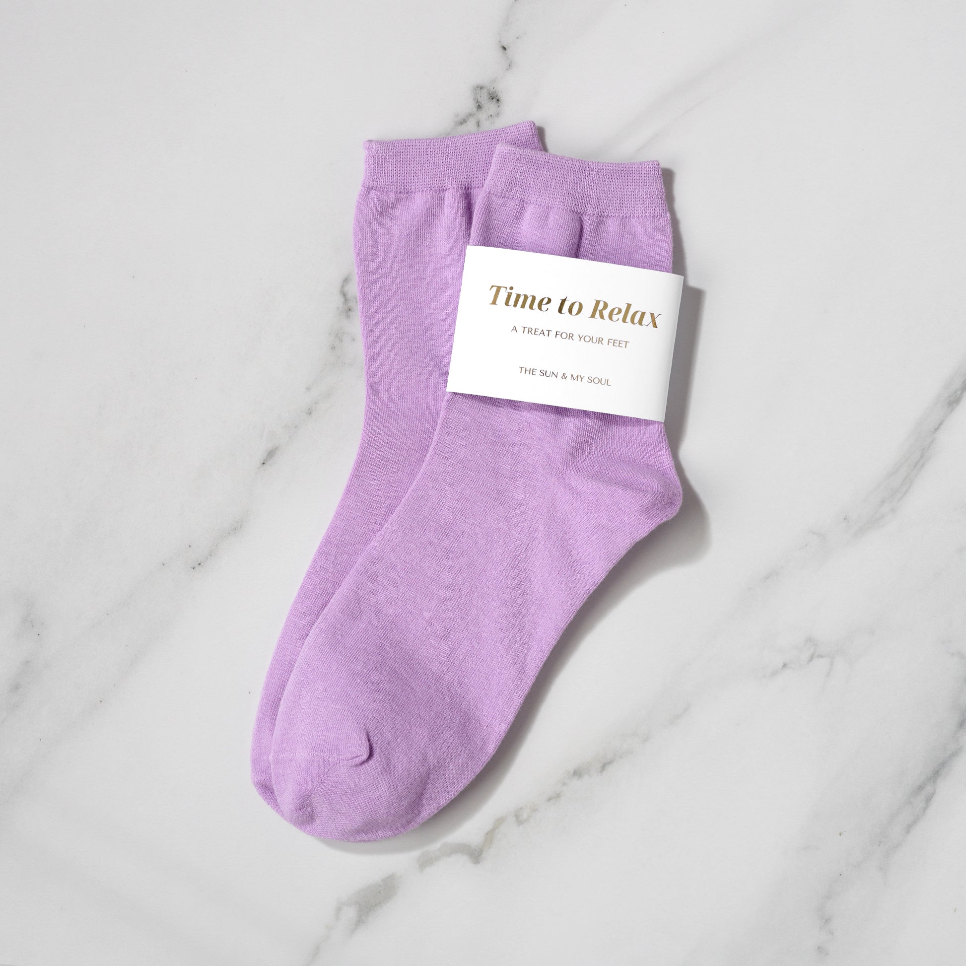 Cotton socks (purple)