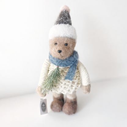 Felt Christmas Decorations - Kitty & Rose