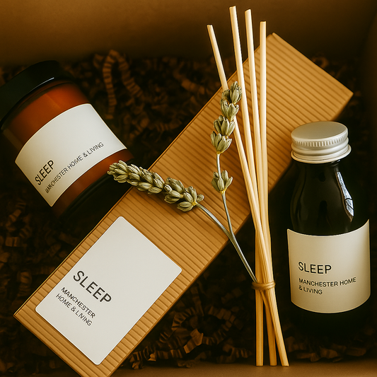 Candle and diffuser gift box