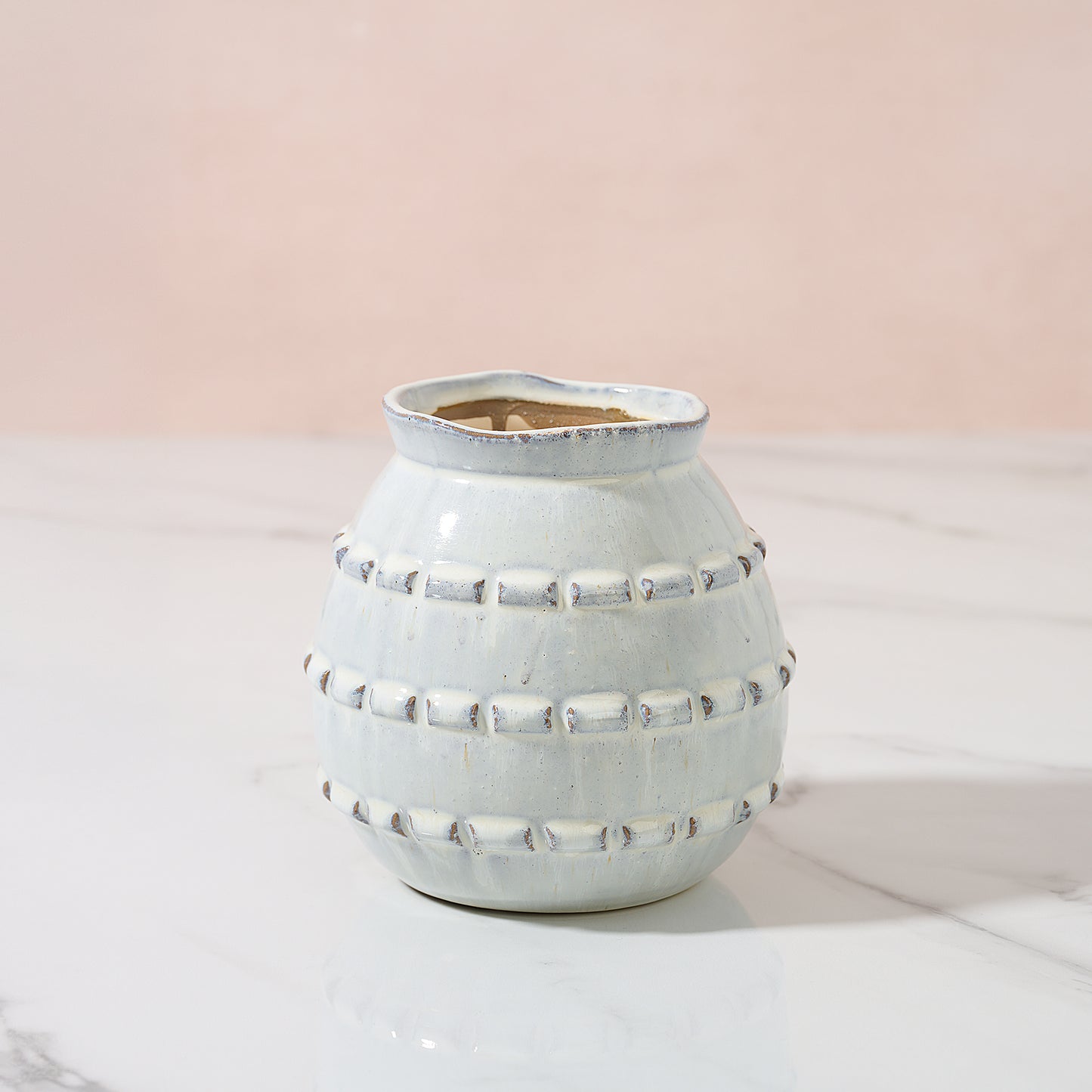 Grey decorative vase