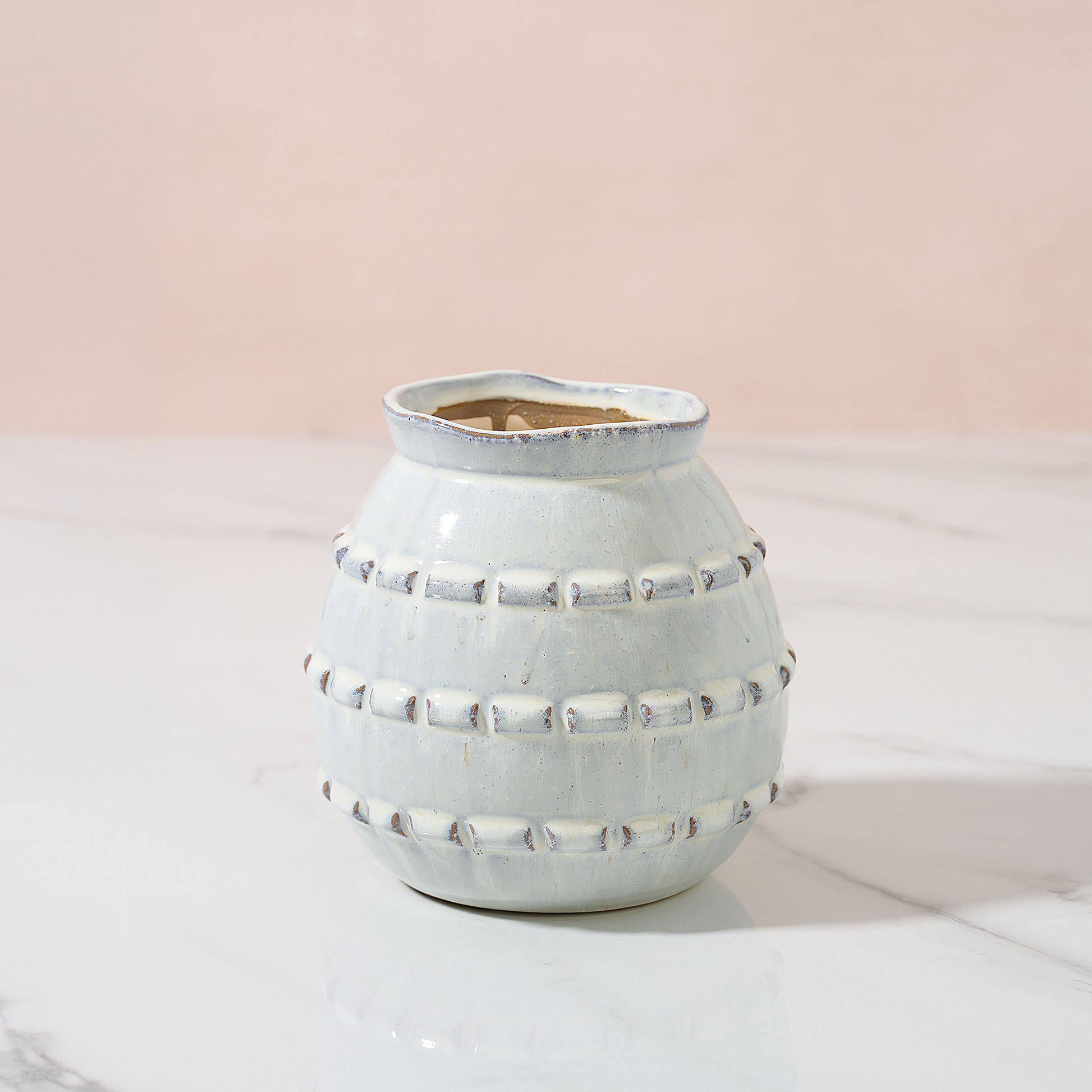 Grey decorative vase