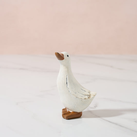 White duck ornament - Kitty & Rose