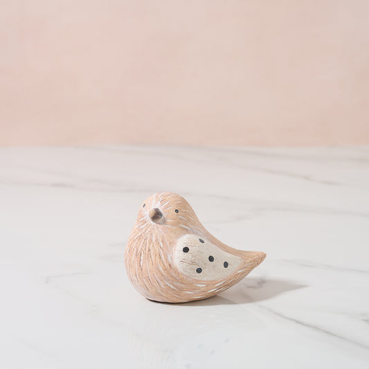 Terracotta bird ornament