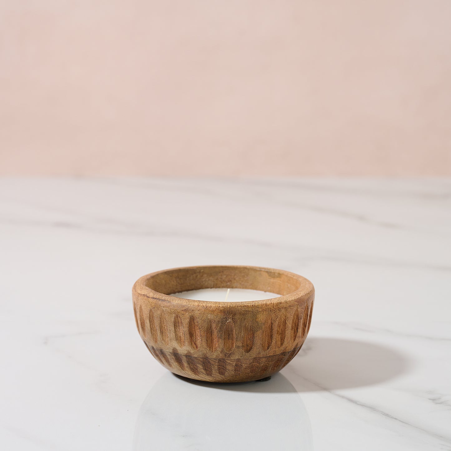 Wooden candle