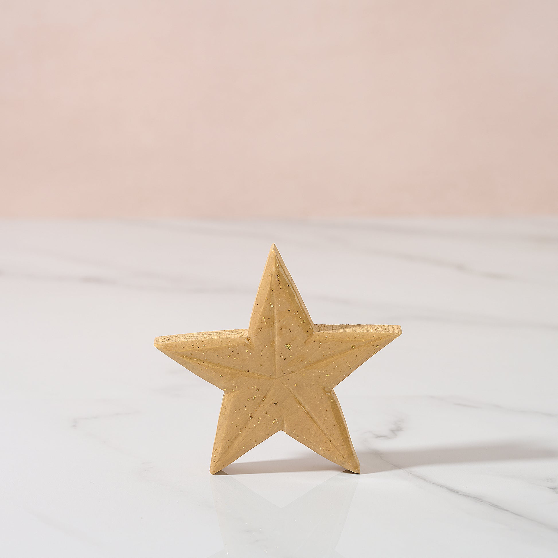 Wooden star decoration - Kitty & Rose